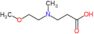 3-[2-methoxyethyl(methyl)amino]propanoic acid