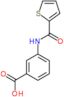 3-[(thiophen-2-ylcarbonyl)amino]benzoic acid