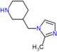 3-[(2-methyl-1H-imidazol-1-yl)methyl]piperidine