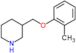 3-[(2-methylphenoxy)methyl]piperidine