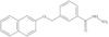 3-[(2-Naphthalenyloxy)methyl]benzoic acid hydrazide