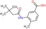 3-[(3,3-Dimethyl-1-oxobutyl)amino]-4-methylbenzoic acid