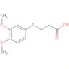 Propanoic acid, 3-[(3,4-dimethoxyphenyl)thio]-