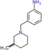 3-[(3-methylpiperidin-1-yl)methyl]aniline