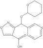 4-Isoxazolecarboxylic acid, 3-[3-pyridinyl[(tetrahydro-2H-pyran-2-yl)oxy]methyl]-