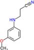 3-[(3-methoxyphenyl)amino]propanenitrile