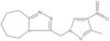 6,7,8,9-Tetrahydro-3-[(3-methyl-4-nitro-1H-pyrazol-1-yl)methyl]-5H-1,2,4-triazolo[4,3-a]azepine