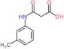 3-(3-methylanilino)-3-oxo-propanoic acid