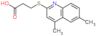 3-[(4,6-dimethylquinolin-2-yl)sulfanyl]propanoic acid