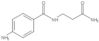 4-Amino-N-(3-amino-3-oxopropyl)benzamide