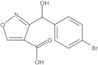 4-Isoxazolecarboxylic acid, 3-[(4-bromophenyl)hydroxymethyl]-