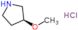 (3S)-3-Methoxypyrrolidine hydrochloride (1:1)