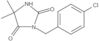 3-[(4-Chlorophenyl)methyl]-5,5-dimethyl-2,4-imidazolidinedione