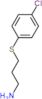 3-[(4-chlorophenyl)sulfanyl]propan-1-amine