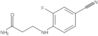 3-[(4-Cyano-2-fluorophenyl)amino]propanamide