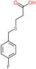 3-[(4-fluorobenzyl)sulfanyl]propanoic acid