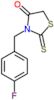 3-(4-fluorobenzyl)-2-thioxo-1,3-thiazolidin-4-one