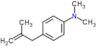 N,N-dimethyl-4-(2-methylprop-2-enyl)aniline