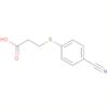 Propanoic acid, 3-[(4-cyanophenyl)thio]-