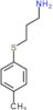 3-[(4-methylphenyl)sulfanyl]propan-1-amine