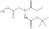 Metile (3S)-3-[[(1,1-dimetiletoxicarbonil)amino]-5-fluoro-4-ossopentanoato