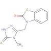 2(3H)-Benzothiazolone,3-[(4,5-dihydro-4-methyl-5-thioxo-1H-1,2,4-triazol-3-yl)methyl]-