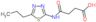 4-oxo-4-[(5-propyl-1,3,4-thiadiazol-2-yl)amino]butanoic acid