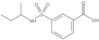 3-[(1-methylpropyl)sulfamoyl]benzoic acid