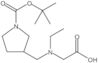 1-(1,1-Dimethylethyl) 3-[[(carboxymethyl)ethylamino]methyl]-1-pyrrolidinecarboxylate