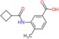 3-[(cyclobutylcarbonyl)amino]-4-methylbenzoic acid