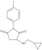 3-[(Cyclopropylmethyl)amino]-1-(4-methylphenyl)-2,5-pyrrolidinedione