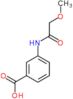 3-[(2-Methoxyacetyl)amino]benzoic acid