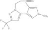 1,3-Dimethyl-3′-(trifluoromethyl)[4,5′-bi-1H-pyrazole]-1′-propanenitrile