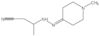 3-[2-(1-Methyl-4-piperidinylidene)hydrazinyl]butanenitrile