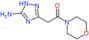 2-(5-Amino-1H-1,2,4-triazol-3-yl)-1-(4-morpholinyl)ethanone