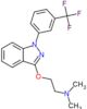 N,N-dimethyl-2-({1-[3-(trifluoromethyl)phenyl]-1H-indazol-3-yl}oxy)ethanamine