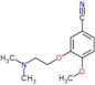3-[2-(dimethylamino)ethoxy]-4-methoxybenzonitrile