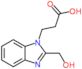 3-[2-(hydroxymethyl)-1H-benzimidazol-1-yl]propanoic acid