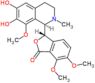 (3S)-3-[(1R)-6,7-dihydroxy-8-methoxy-2-methyl-1,2,3,4-tetrahydroisoquinolin-1-yl]-6,7-dimethoxy-2-benzofuran-1(3H)-one