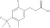 2-Fluoro-5-methyl-4-(trifluoromethyl)benzenepropanoic acid