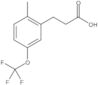 2-Methyl-5-(trifluoromethoxy)benzenepropanoic acid