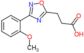 3-[3-(2-methoxyphenyl)-1,2,4-oxadiazol-5-yl]propanoic acid