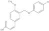 3-[3-[(4-Chlorophenoxy)methyl]-4-methoxyphenyl]-2-propenoic acid