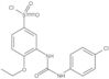 3-[[[(4-Chlorophenyl)amino]carbonyl]amino]-4-ethoxybenzenesulfonyl chloride