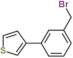 3-[3-(bromomethyl)phenyl]thiophene