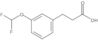 3-(Difluoromethoxy)benzenepropanoic acid