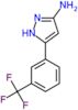 5-[3-(trifluoromethyl)phenyl]-1H-pyrazol-3-amine