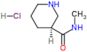 (3S)-N-Methyl-3-piperidinecarboxamide hydrochloride (1:1)