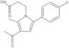 3-Acetyl-5-(4-fluorophenyl)-2-methyl-1H-pyrrole-1-propanoic acid