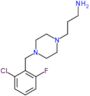 3-[4-(2-chloro-6-fluorobenzyl)piperazin-1-yl]propan-1-amine